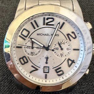 Mercer Chronograph Silver Dial Stainless Steel Men's Watch